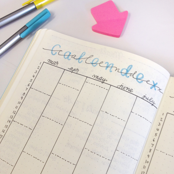 Introducing Calendex as a way for future planning with your bullet journal.