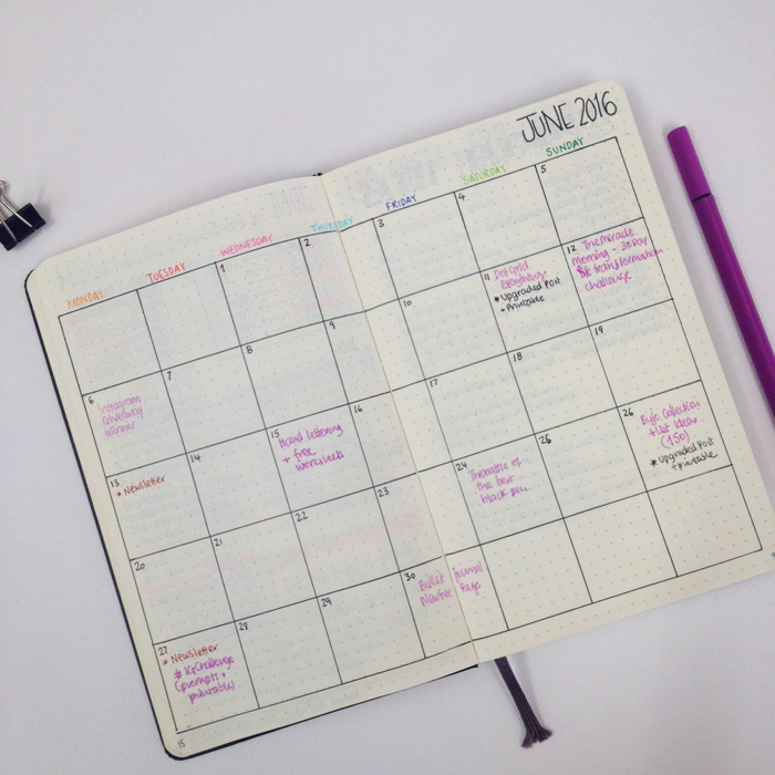 Showing you around my blogging bullet journal - www.christina77star.co.uk