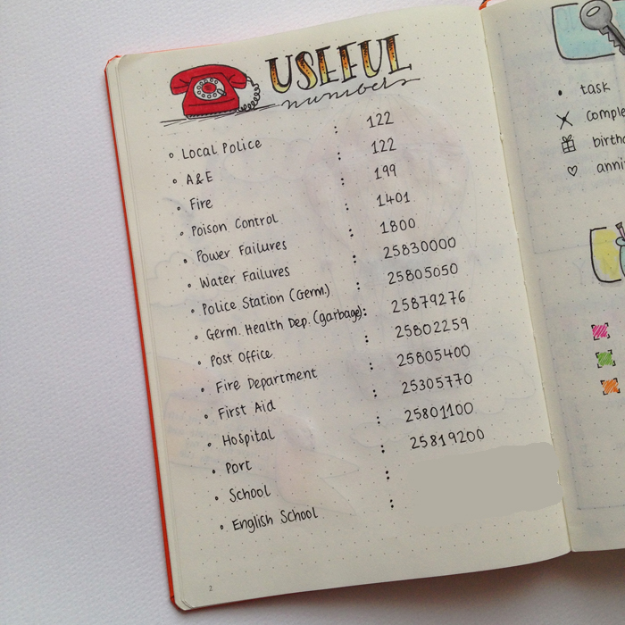 Sharing with you the pages and spreads that I've created in my second bullet journal until now. - www.christina77star.co.uk