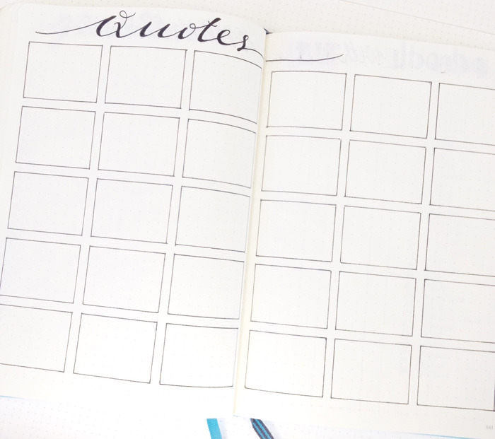 Sharing my June set up in my bullet journal - christina77star.co.uk