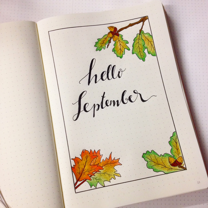 My September Set Up in my Bullet Journal: Going back to some layouts I've used in the past and I loved, plus adding some new sections. - www.christina77star.co.uk