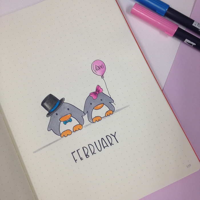 See how I've set up my bullet journal for the month of February. The focus has been to create a daily routine that will help me achieve balance. - www.christina77star.co.uk