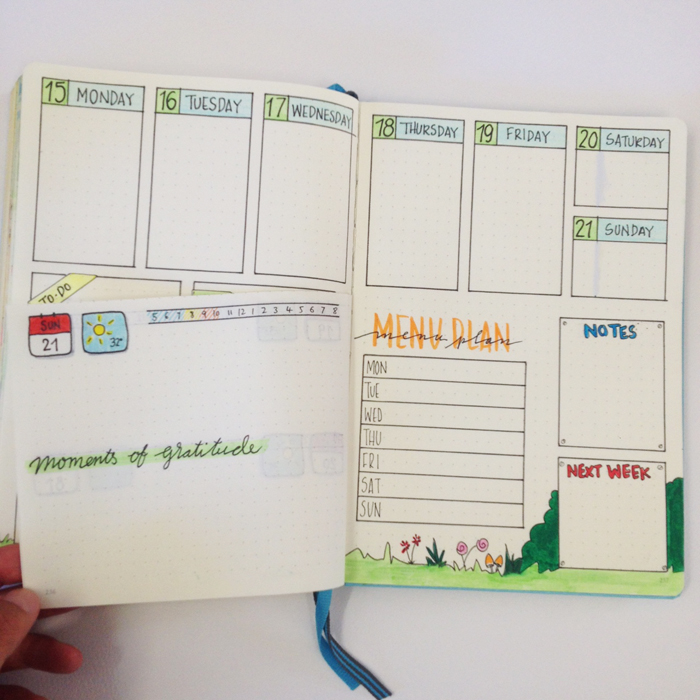 Showing you how to use the 'Dutch door' system in your bullet journal as well as lots of examples of weekly spreads that use it either horizontally or vertically - www.christina77star.co.uk