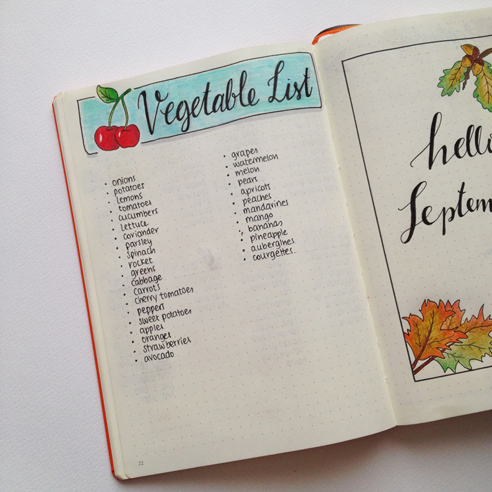 Sharing with you the pages and spreads that I've created in my second bullet journal until now. - www.christina77star.co.uk