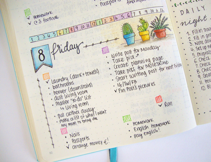 Sharing my monthly, weekly and daily planning routine using my bullet journal