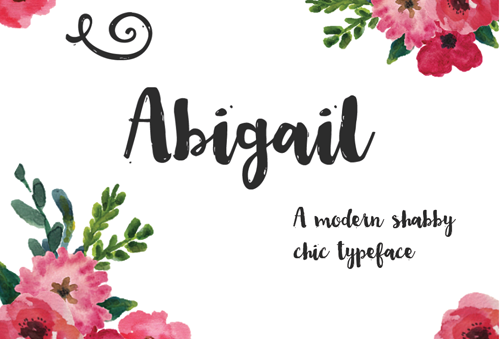 abigail font