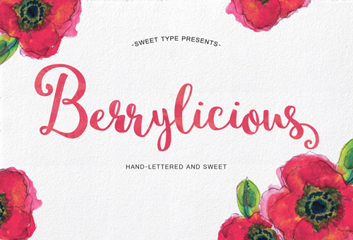 berrylicious font