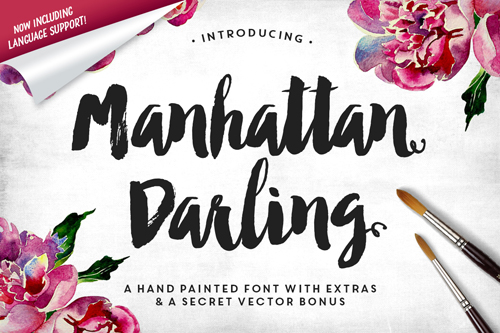 manhattan darling font